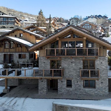 Chalet Spacieux Avec Bain Nordique, Hammam Et Vue Proche Des Pistes - Fr-1-570-66 Villa Saint-Martin-de-Belleville Exterior photo